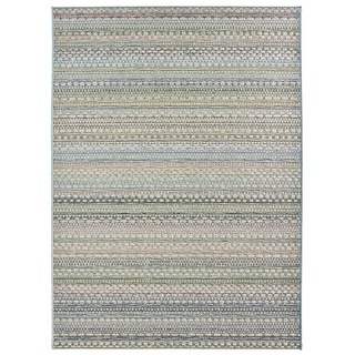 NORTHRUGS Teppich Outdoorteppich Pine Pastel, rechteckig, Höhe: 7 mm bunt|rot 200 cm x 290 cm x 7 mm