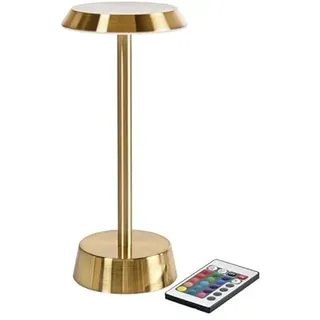 6X DUNI LED Lampe kabellos Nour 26,3 cm (H) 11,9 cm (D) Gold