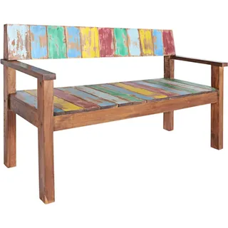 vidaXL Sitzbank Gavriala Mehrfarbig 115 x 51 x 80 cm