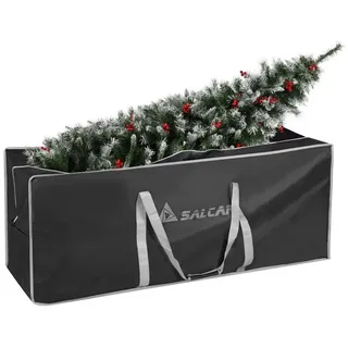 salcar Aufbewahrungstasche für Weihnachtsbaum Künstlich − für zerlegbare Bäume bis zu 270 cm, 150 x 50 x 60 cm extra große Aufbewahrungstasche schwarz