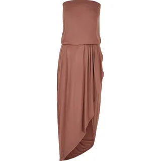 URBAN CLASSICS Viscose ärmelloses Langes Kleid Terracotta 5XL