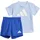 Kinder Sportanzug Essentials Kids Set Größe 86 in Blau GLOBLU/WHITE