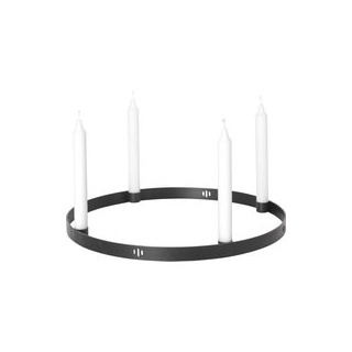 Kerzenhalter Circle schwarz Ø 25 cm