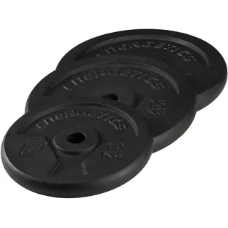 Energetics Hantelscheibe Gusseisen 20 kg schwarz