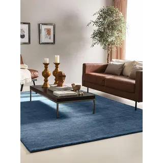 benuta Jamal Wollteppich 120 x 170 cm Blau