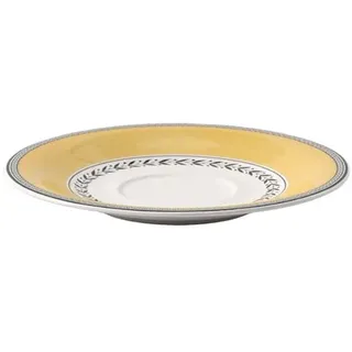 Villeroy & Boch Audun Ferme Suppen-Untertasse, 18 cm, Premium Porzellan, Weiß/Bunt