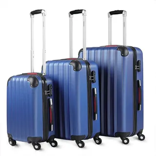 monzana Baseline Koffer-Set 3-tlg. blau