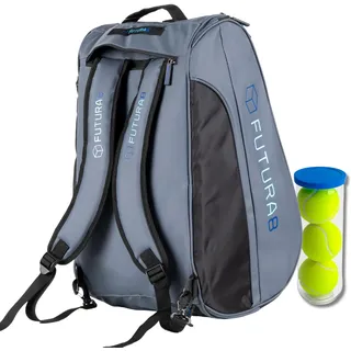 FUTURA8 Padel Tasche, Sporttasche Padel, padeltasche Herren Damen, wasserdicht, schuhfach, Padel Rucksack, Padel zubehör, große kapazität, langlebig, bequemes Design