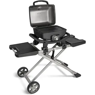 BURNHARD® 1-Brenner Gasgrill WAYNE JR. mit Rollwagen 3,6 kW – Tragbarer