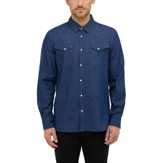 Mustang Jeanshemd in Dunkelblau - XL