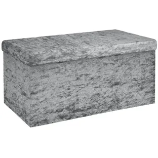 Intirilife Sitzbank Faltbar Grau 76 x 38 x 38 cm