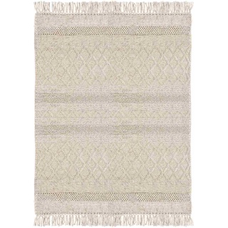 Teppich Hiruni aus Wolle Beige, 160x230 cm