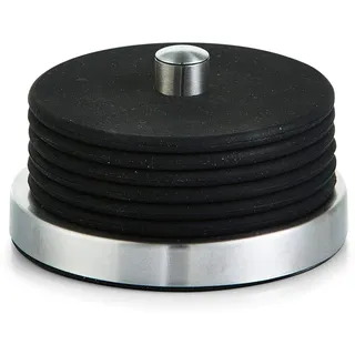 Zeller Untersetzer schwarz, silber Ø 10,0 cm 7-tlg., 7 St.