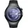 46 mm schwarzes Flourelastomerarmband