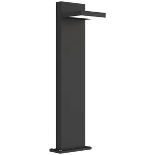 LUCANDE LED Außenleuchte Silvan Aluminium 65,0 cm 1-flammig schwarz