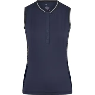 Imperial Riding Tech Top Royalty Sporttop ärmellos navy mit silber Glitzer, Größe: L
