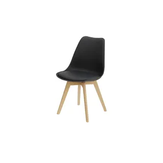 Schalenstuhl  Charly , schwarz , Maße (cm): B: 49 H: 84 T: 51.0