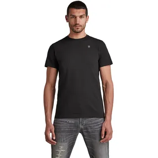 G-Star Base-s Ribbed Kurzarm-T-Shirt Dark Black 2XL