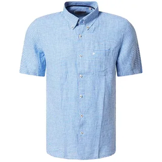 Pierre Cardin Herren Oberhemd Kurzarm B.D. 3000 | Männer Kurzarm Hemd | Button-down | einfarbig | modern fit - XXL Große Größen