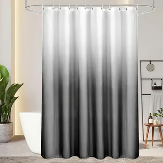 luxuskollektion Duschvorhang 200 x 200 cm grau