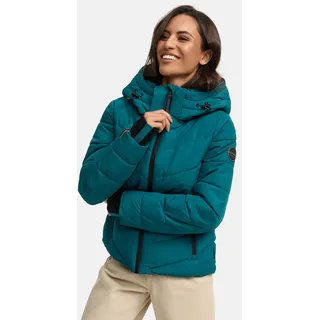Marikoo Winterjacke "Samuiaa XVI", Damen, Gr. S, blau (petrol), Obermaterial: 100% Polyester; Futter: 100% Polyester; Wattierung: 100% Polyester; Ärmelfutter: 100% Polyester, Jacken, mit Kapuze