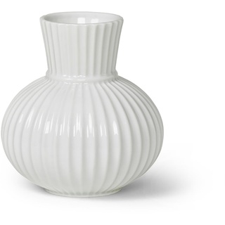 Lyngby Porcelæn - Lyngby Tura Vase, H 14,5 cm, weiß