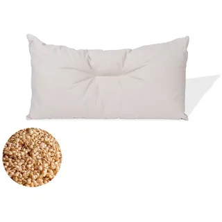 Speltex ergonomisches Kopfkissen 40 x 80 cm Beige