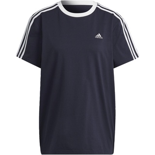 Adidas, Essentials 3-Stripes, T-Shirt, Unser Höchst/Weiß, S, Frau