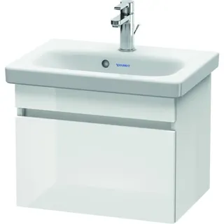 Duravit Waschtischunterschrank 1 Auszug 50 x 39,8 x 36,8 cm Weiß Hochglanz/Grau Matt