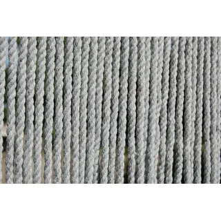 La Tenda CASA Türvorhang Seil Toulon 2 Fliegenvorhang Insektenvorhang Balkonvorhang Seilvorhang grau, Maße:120 x 230 cm