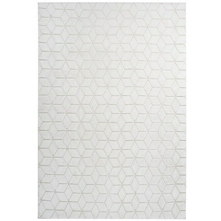 Kayoom Hochflorteppich Vivica 125  (Weiß/Creme, 150 x 80 cm, 100 % Polyester)
