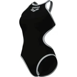 Arena Badeanzug Damen Schwarz/Silber 34