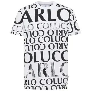 CARLO COLUCCI T-Shirt Dindo weiß L