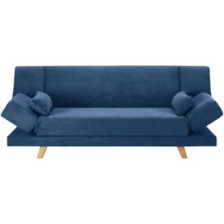 Schlafsofa Funky Blau Webstoff