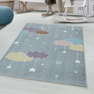 Giantore Flachflorteppich Kinderteppich Babyzimmer Kurzflorteppich Kinderzimmer