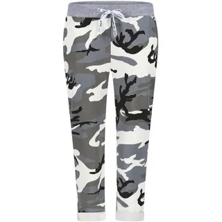 Mississhop Damen Hose Blumen Jogginghose Baumwolle Freizeithose Boyfriend Blumenprint - Einheitsgröße