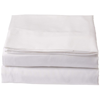 Luxuriöses Bettlaken, eleganter Komfort, faltenfrei, Fadenzahl 1500, ägyptische Qualität, 1-teilig, Weiß – 2RW-Sheet-Full-White
