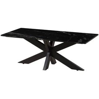 MASSIVMOEBEL24.DE Barcelona Schwarz Marmor 120 x 60 x 45 cm