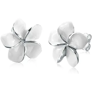 Elli Ohrstecker Frangipani Blüte weiß 304821112 onesize