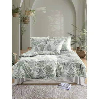 IRISETTE Easy 8649 Floral Grün 135 x 200 cm + 80 x 80 cm