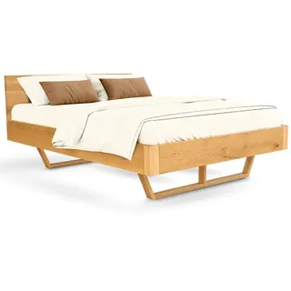 holz4home Massivholzbett 160 x 200 cm Brown
