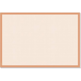 Sigel HO270 Papier Schreibunterlage Millimeterpapier, kariert Weiß, Orange (B x H) 595mm x 410mm