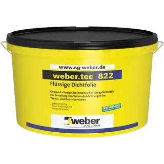 SG weber Flüssige Dichtfolie - weber.tec 822 - hellgrau - 24kg