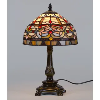 Tischlampe, Tischleuchte, Lampe im Tiffany Stil ''Oriental 25'' 25x41cm