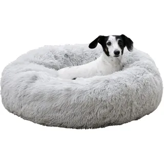 Kerbl Katzenbett Fluffy Ø 76 cm Hellgrau