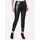 Lederimitat-Leggings in schwarz Gr 38