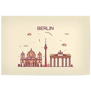 artboxONE Poster 30x20 cm Berlin Städte - Hochwertiger Design Kunstdruck - Bild Deutschland Germany