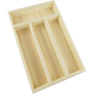 Besteckkasten / Besteck-Organizer aus Holz / Besteck-Organizer / Besteck-Aufbewahrung aus Holz 31 cm x 20 cm x 4 cm