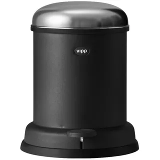 VIPP Mülleimer Vipp Bin Treteimer schwarz 29 cm x 37,5 cm