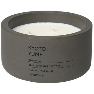 blomus Duftkerze FRAGA Duftkerze Kyoto Yume, Duft Kerze, Candle, Beton, tarmac, 7 cm, (kein-set) schwarz